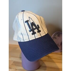 Los Angeles‎ Dodgers Baseball Hat Cap White Blue Sequin LA Adjustable